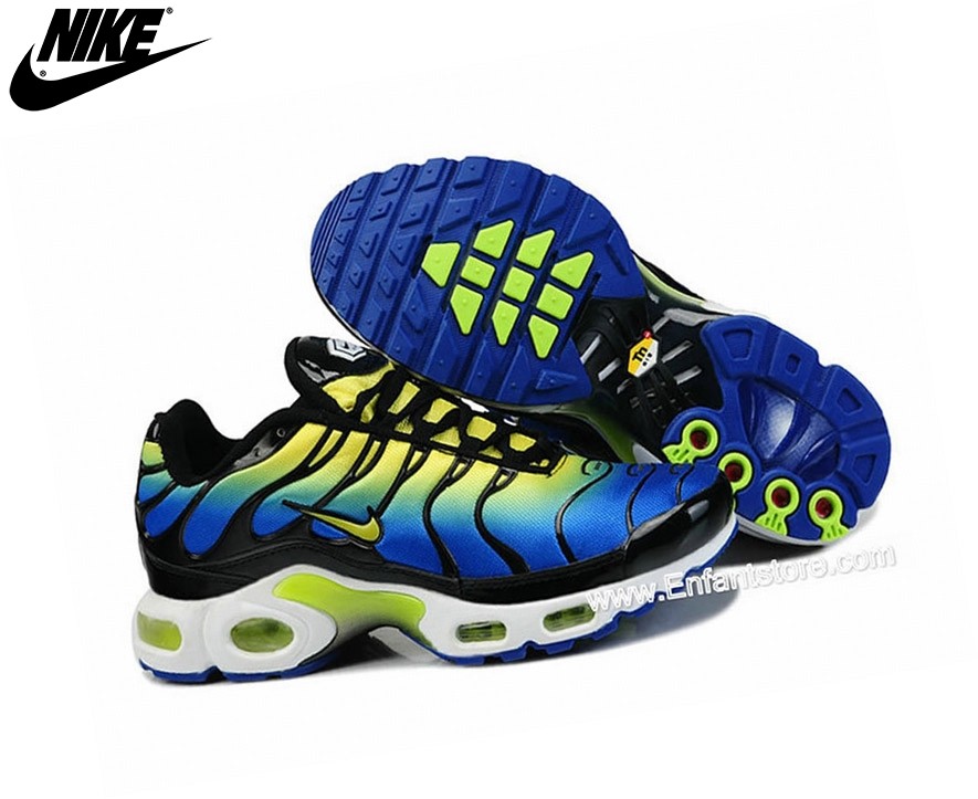 nike tn bleu et jaune