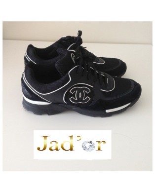 basket chanel femme grise