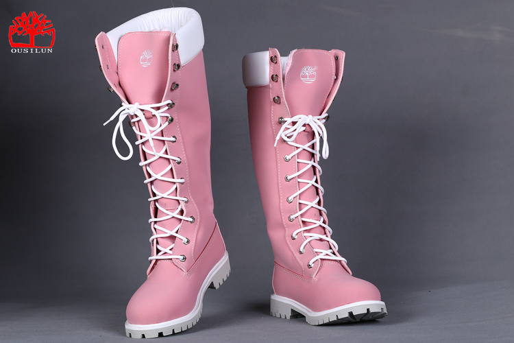 timberland femme rose pale